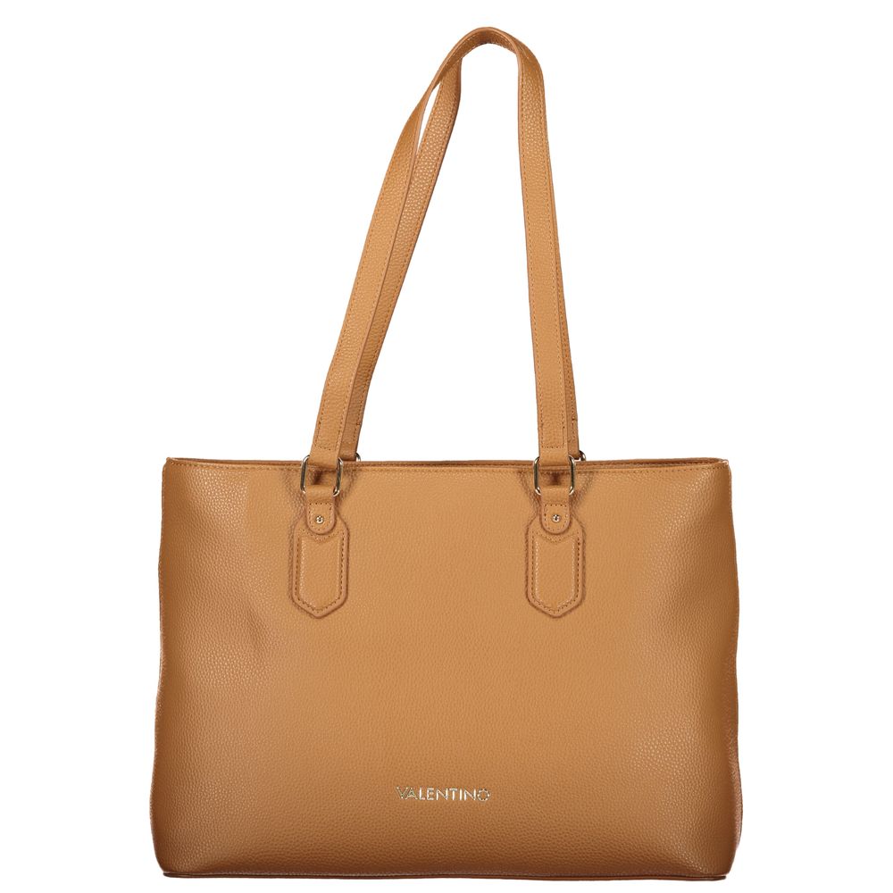Valentino Brown Polyethylene Handbag