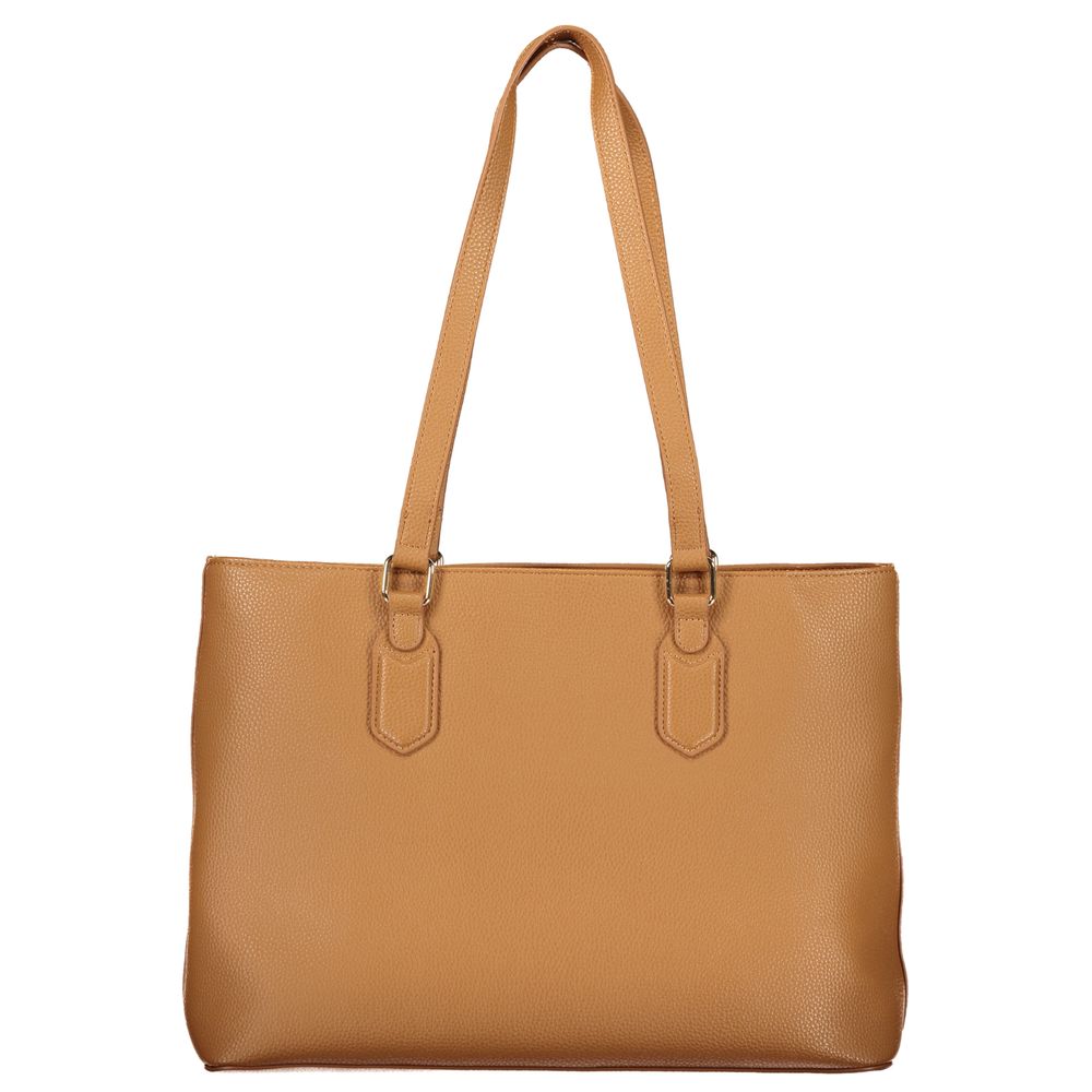 Valentino Brown Polyethylene Handbag