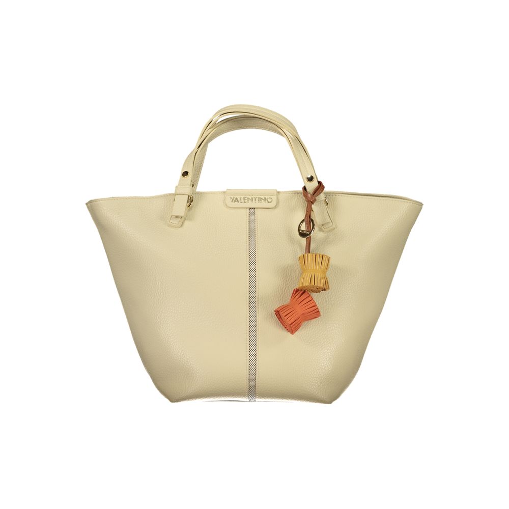 Valentino Beige Polyethylene Handbag