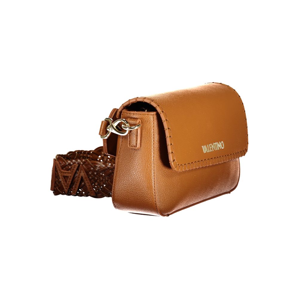 Valentino Brown Polyethylene Handbag