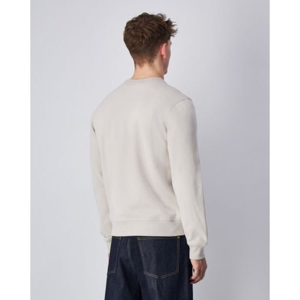 Champion White Cotton Sweatshirt