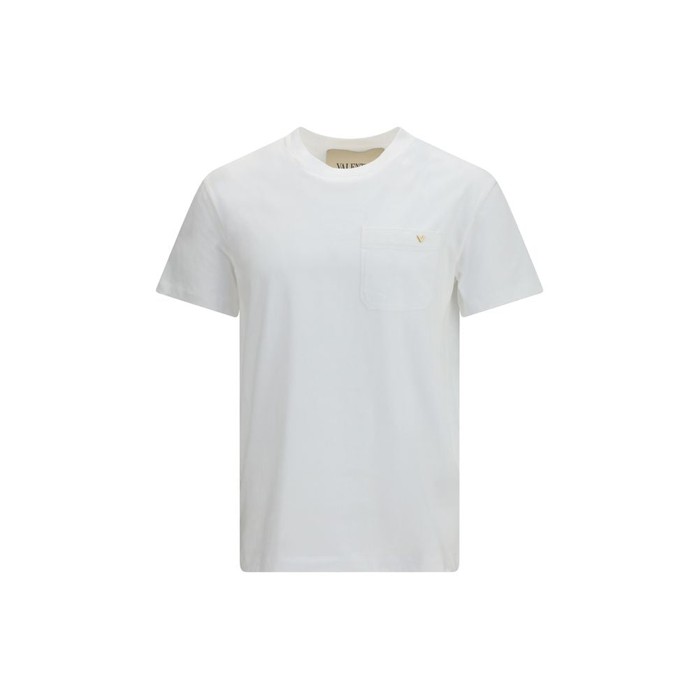 Valentino White Cotton T-Shirt