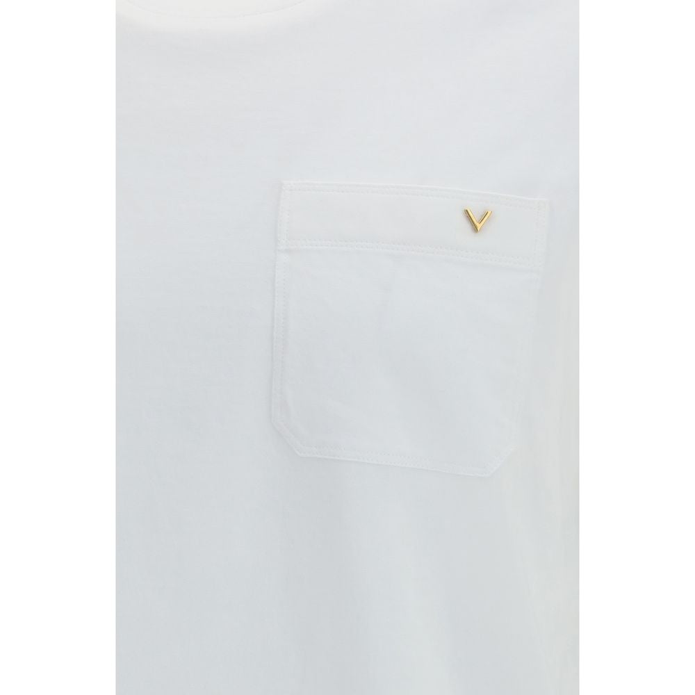 Valentino White Cotton T-Shirt