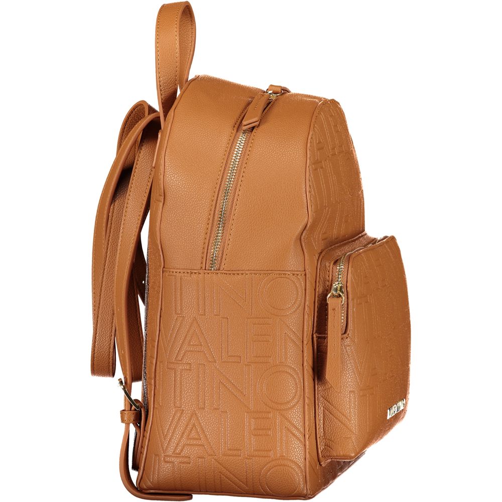 Valentino Brown Polyethylene Backpack
