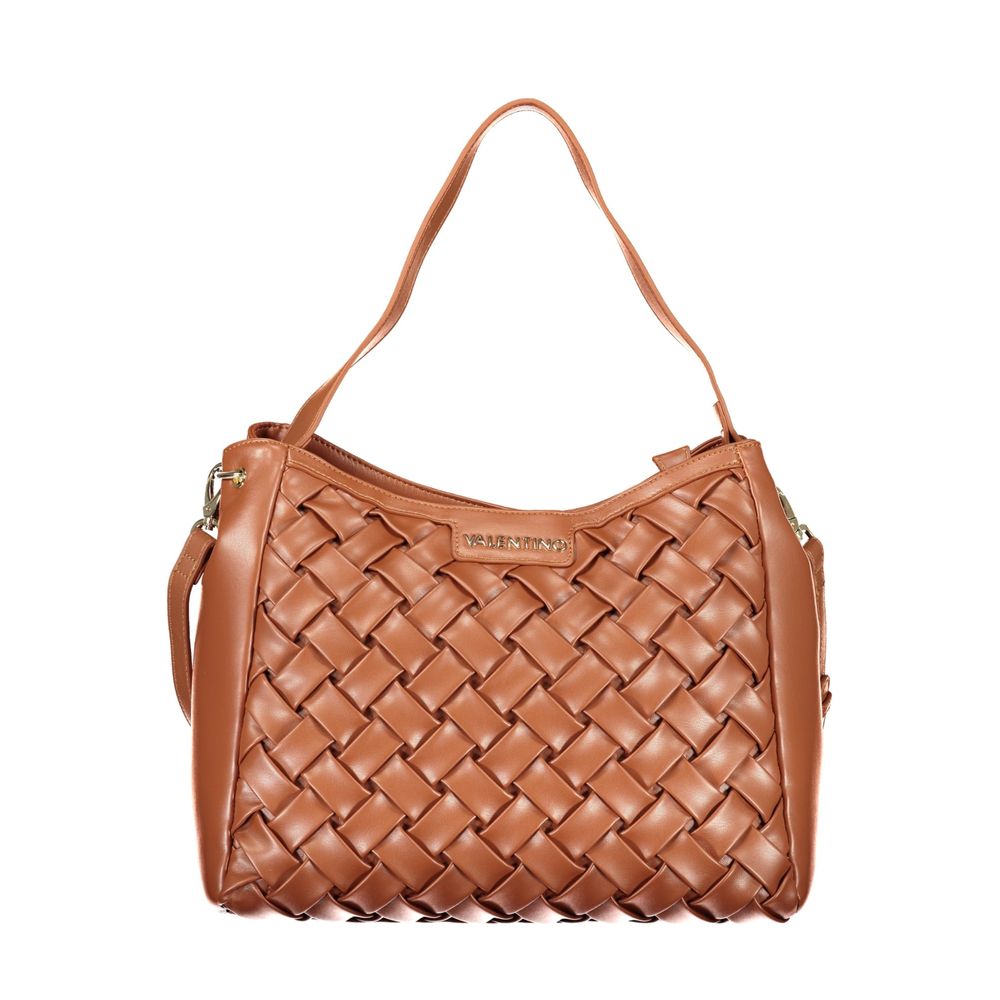 Valentino Brown Polyethylene Handbag