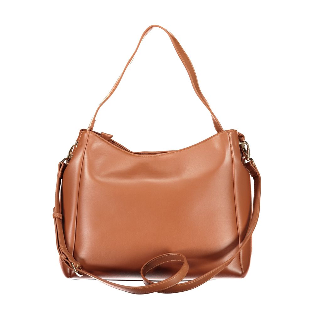 Valentino Brown Polyethylene Handbag