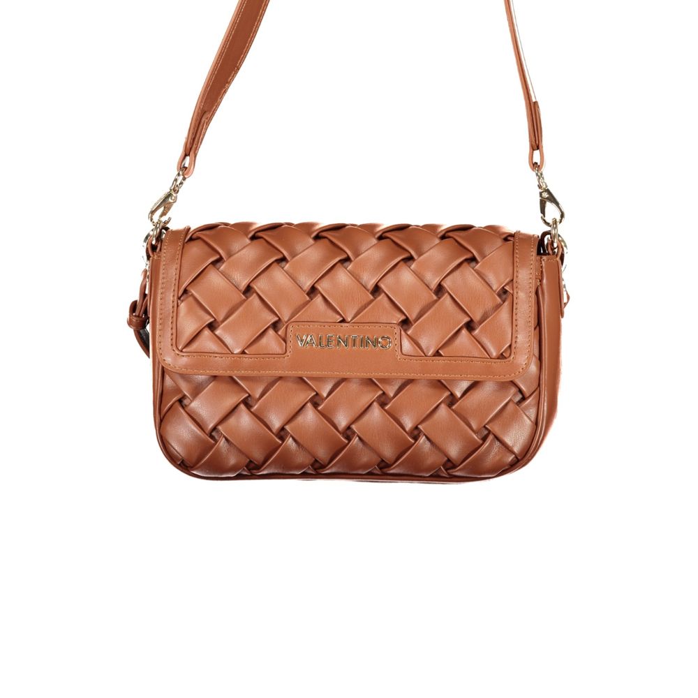 Valentino Brown Polyethylene Handbag