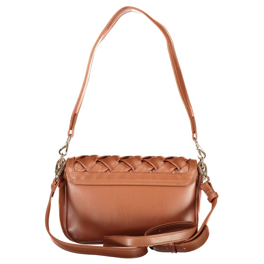 Valentino Brown Polyethylene Handbag