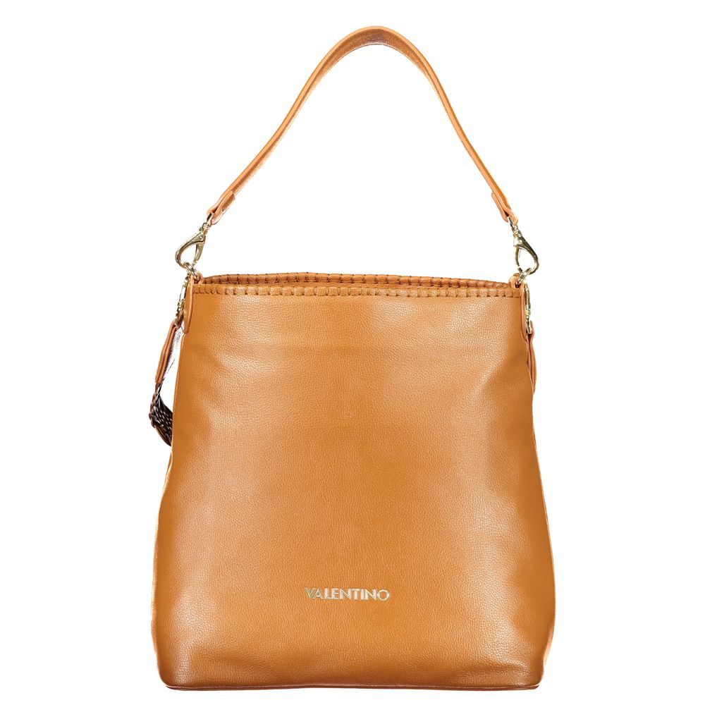 Valentino Brown Polyethylene Handbag