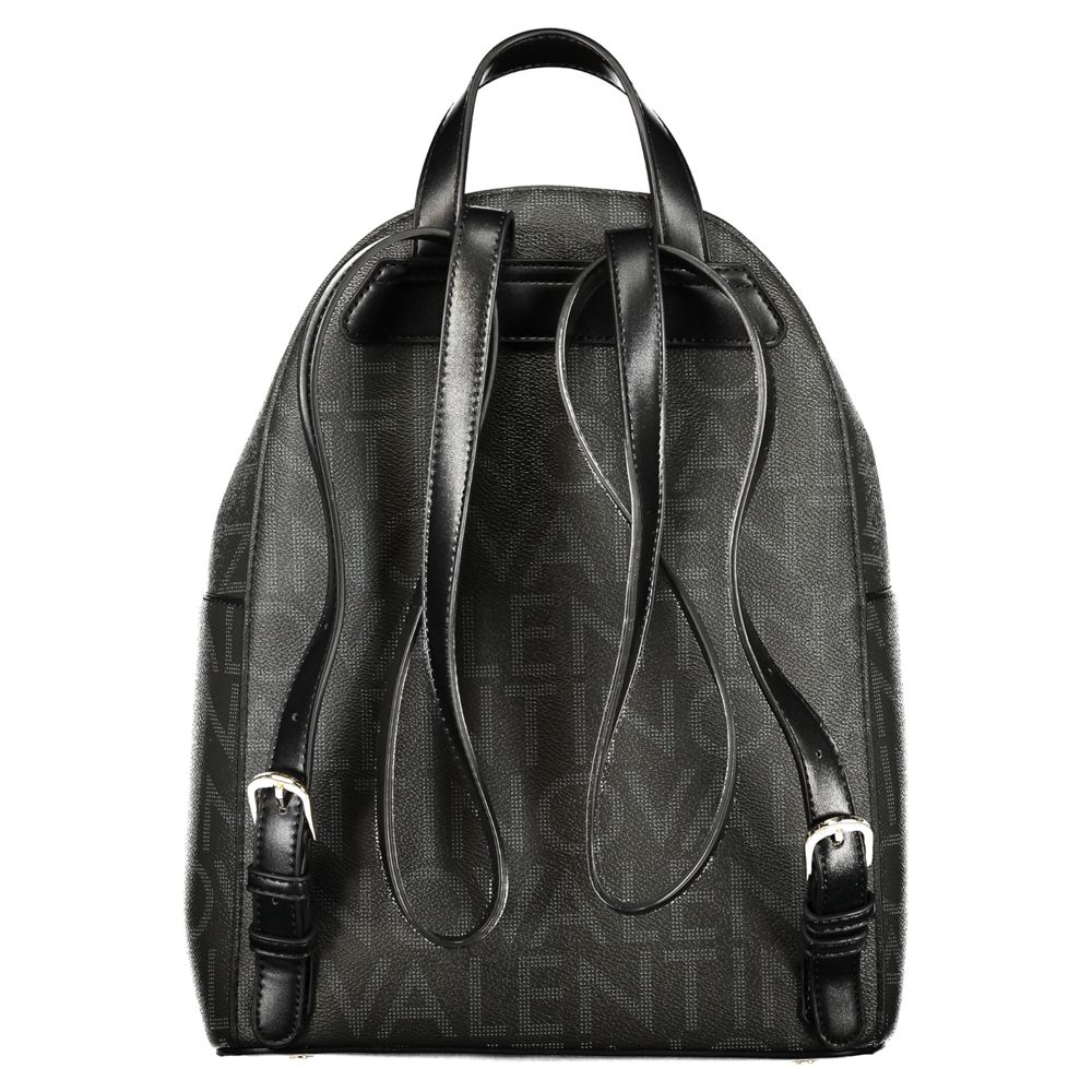 Valentino Black Polyurethane Women Backpack