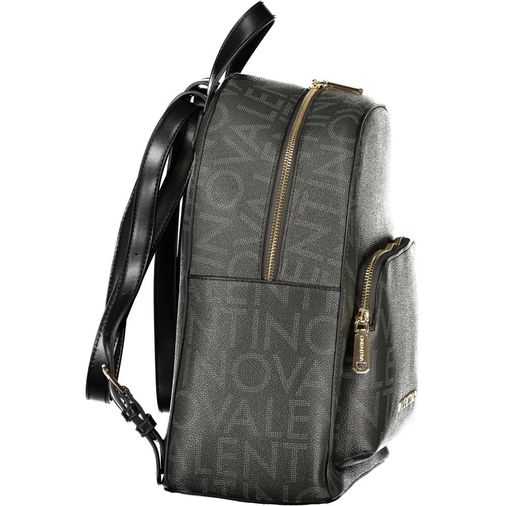 Valentino Black Polyurethane Women Backpack