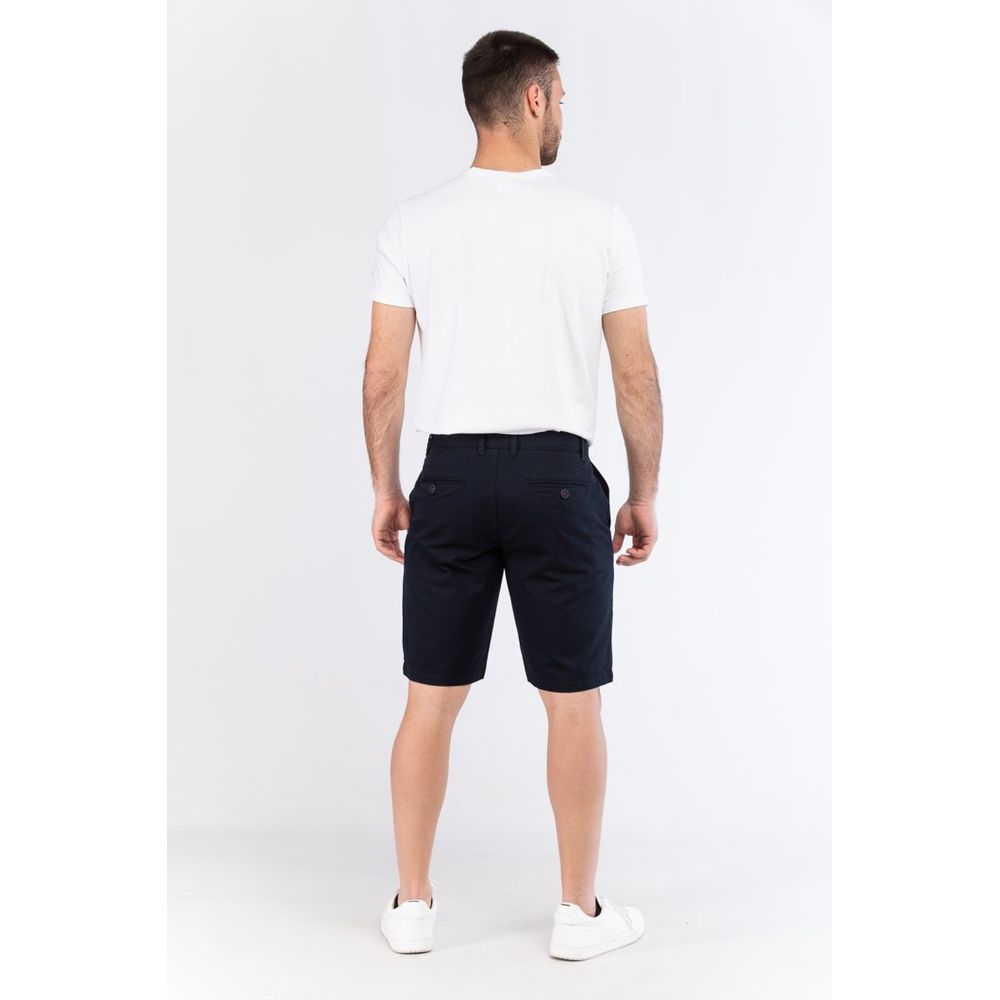 Champion Blue Leather Bermuda Shorts