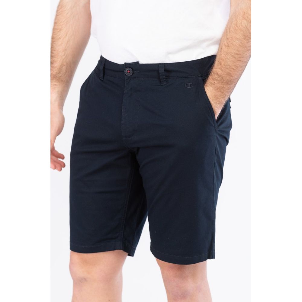 Champion Blue Leather Bermuda Shorts