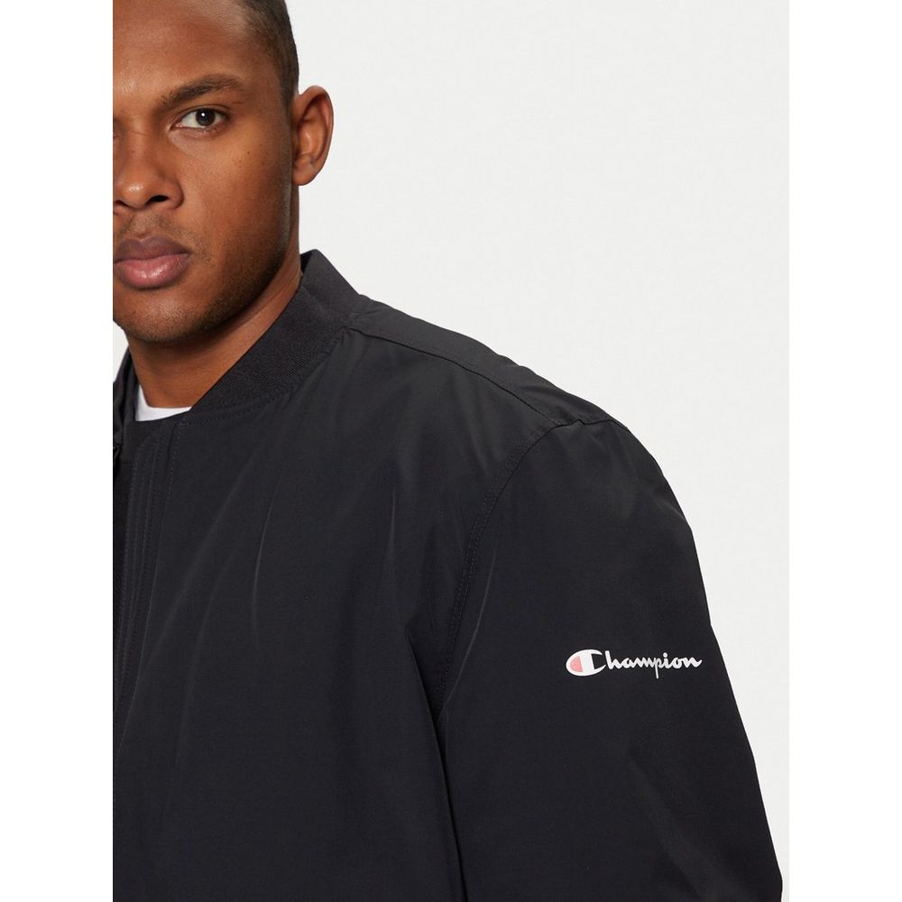 Champion Black Polyamide Bomber