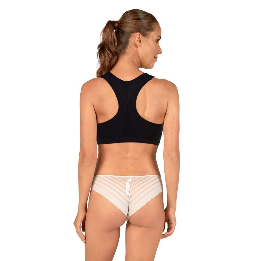 Champion Black Polyamide Sport Bra
