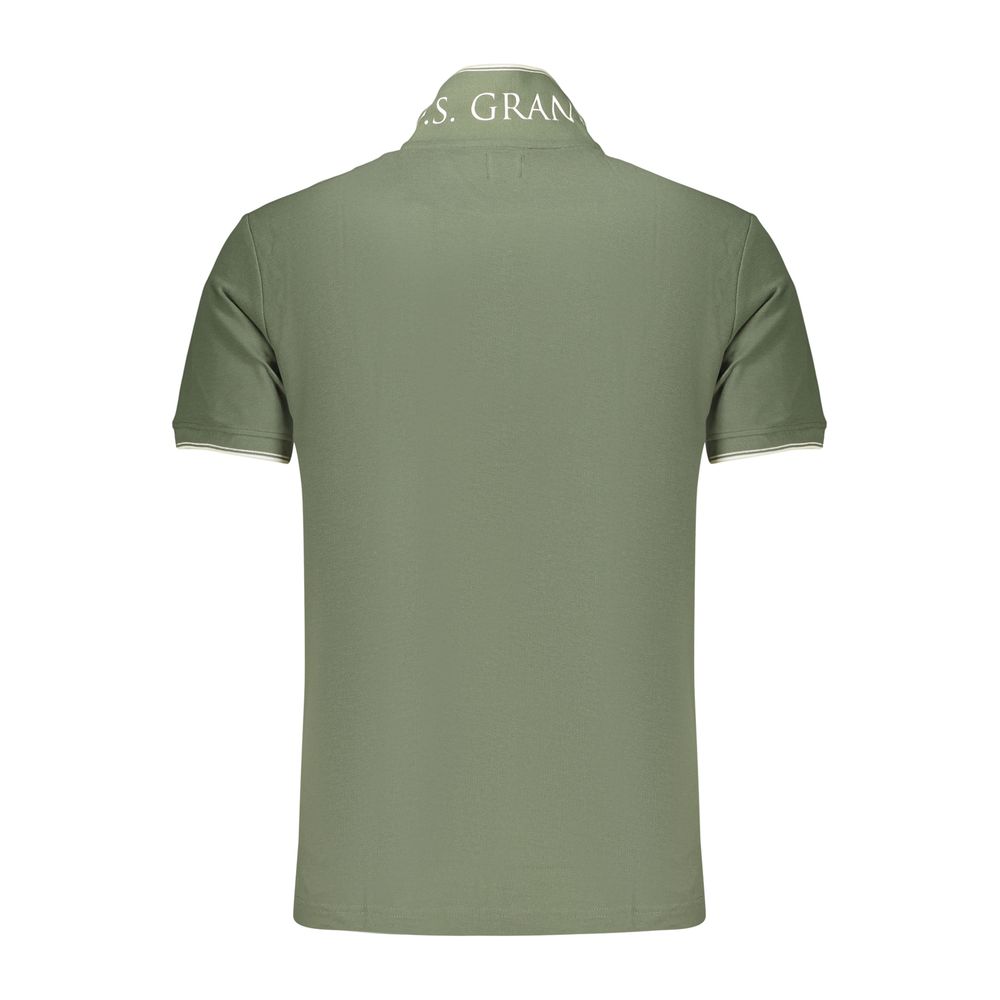 U.S. Grand Green Cotton Men's Polo