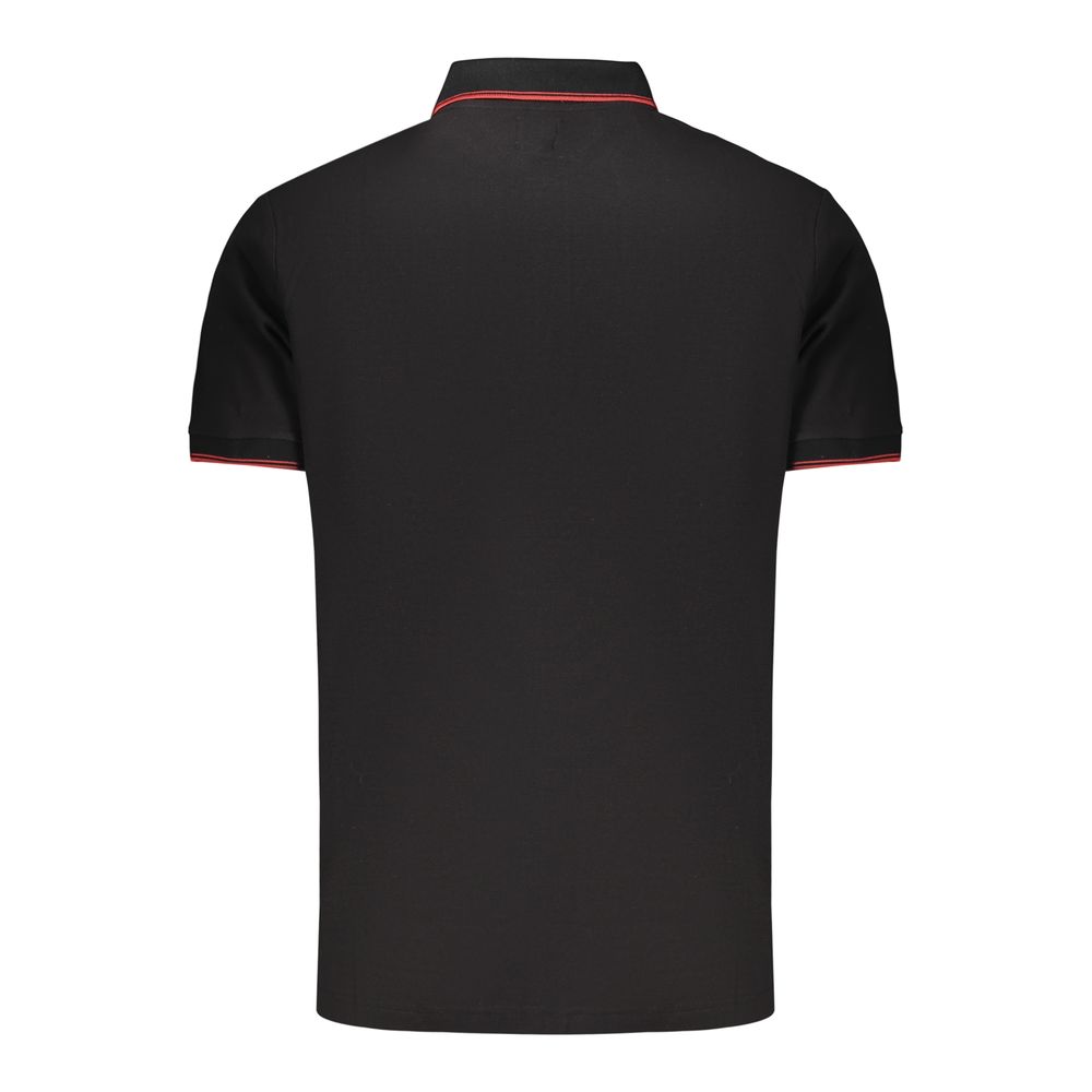 U.S. Grand Black Cotton Men Polo