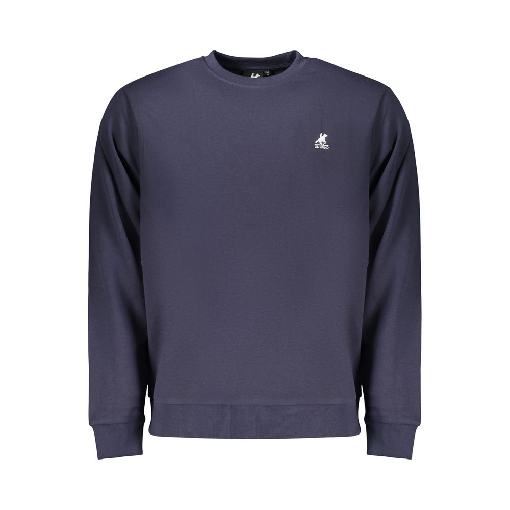 U.S. Grand Blue Cotton Men Sweatshirt