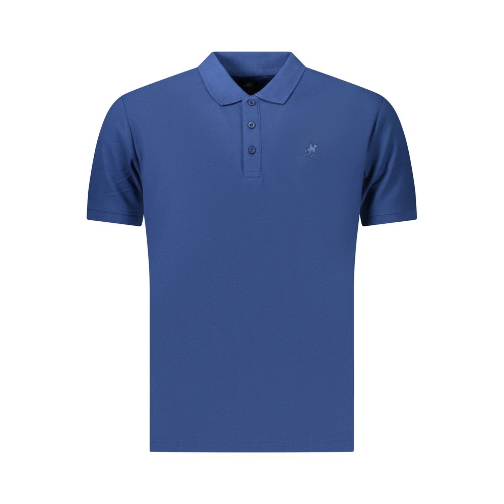 U.S. Grand Blue Cotton Mens Polo