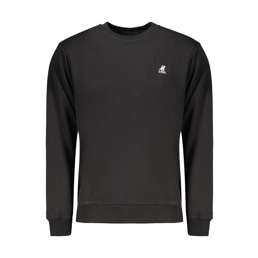 U.S. Grand Black Cotton Men's Sweatshirt