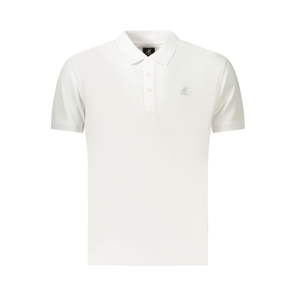 U.S. Grand White Cotton Men's Polo