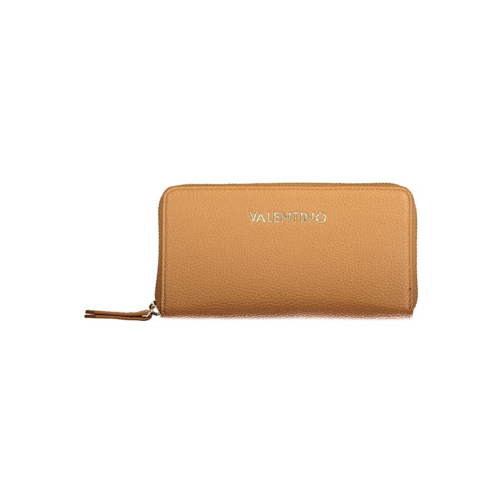 Valentino Brown Polyethylene Wallet
