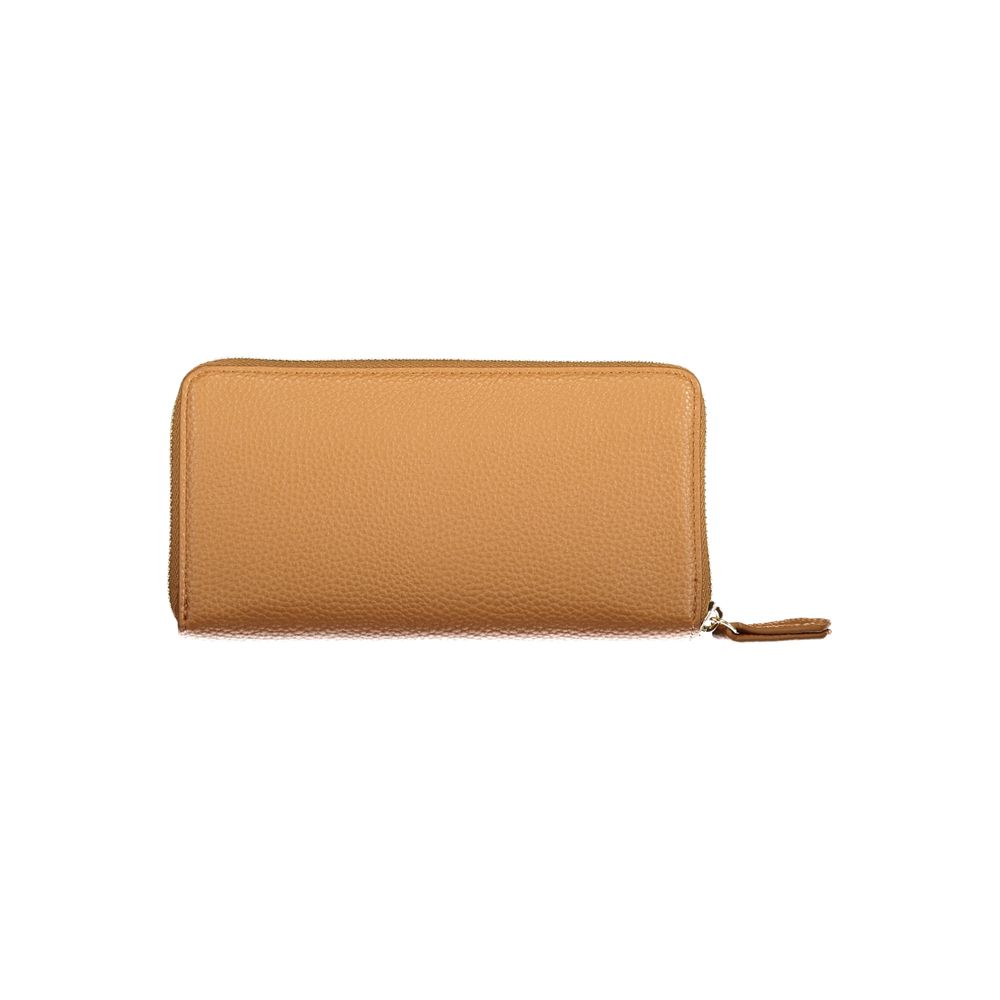 Valentino Brown Polyethylene Wallet