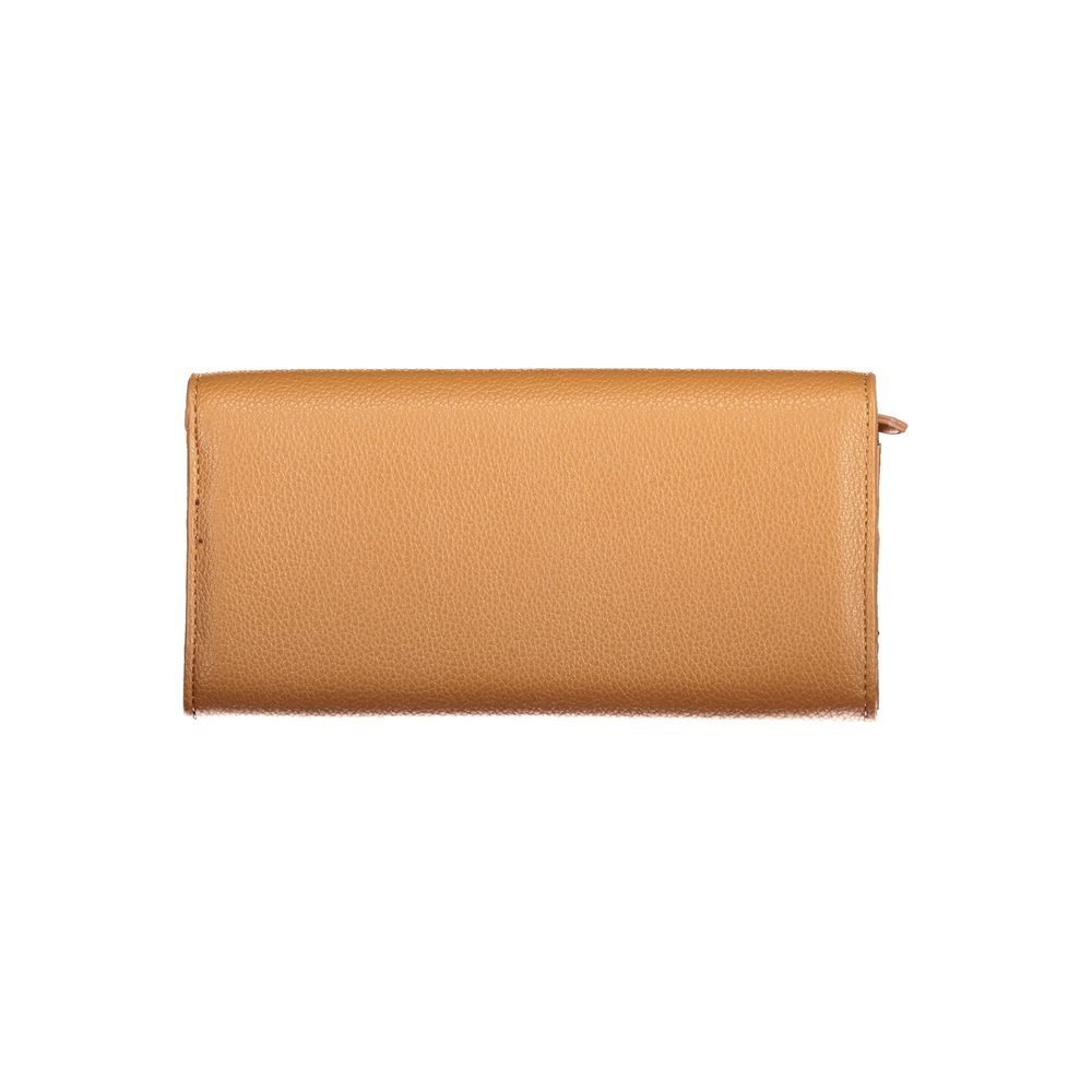 Valentino Brown Polyethylene Wallet