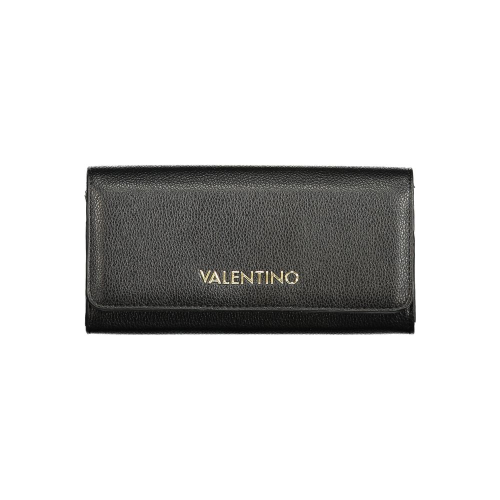 Valentino Black Polyurethane Women's Wallet