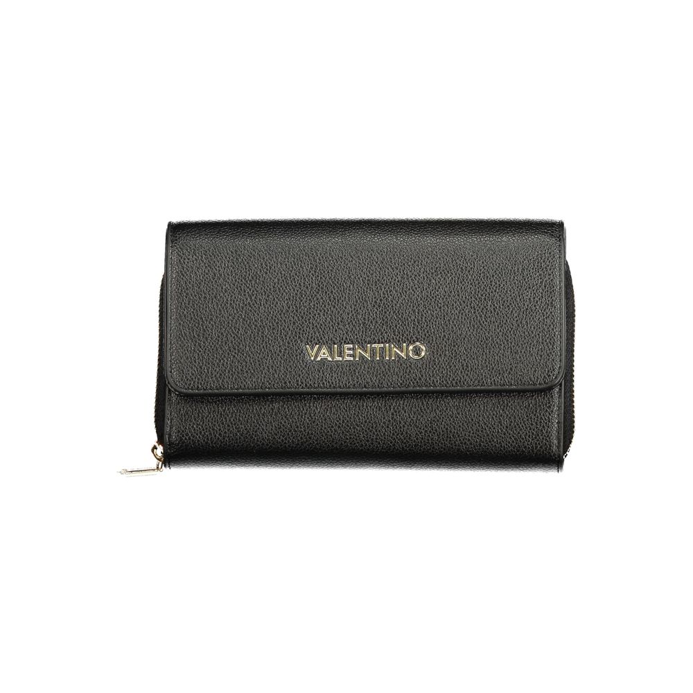 Valentino Black Polyurethane Women's Wallet