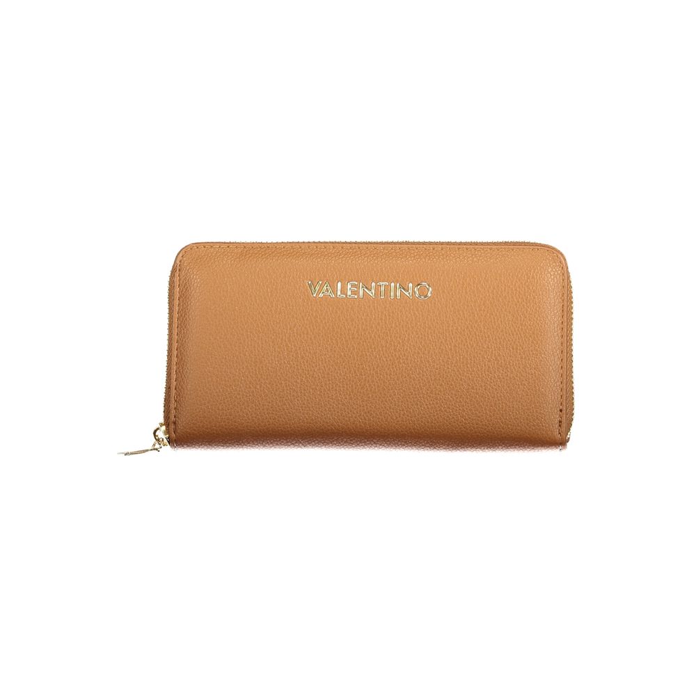 Valentino Brown Polyethylene Wallet