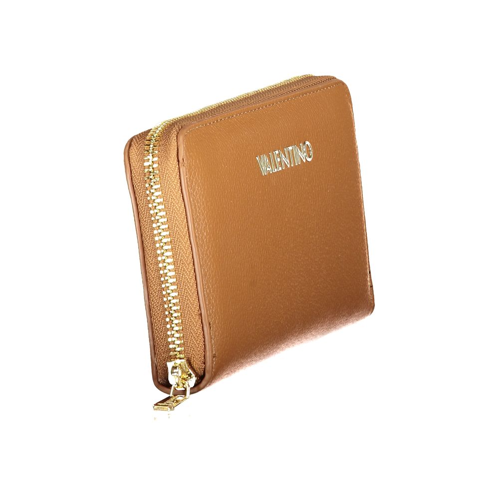 Valentino Brown Polyethylene Wallet