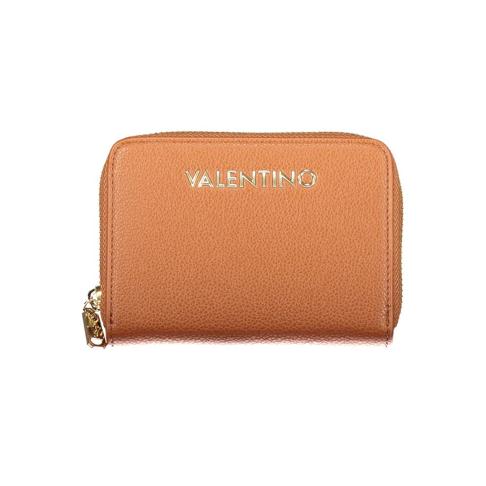 Valentino Brown Polyethylene Wallet