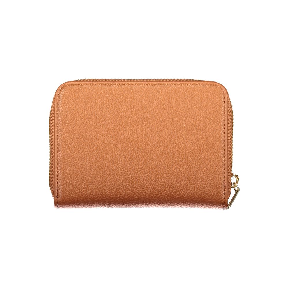 Valentino Brown Polyethylene Wallet