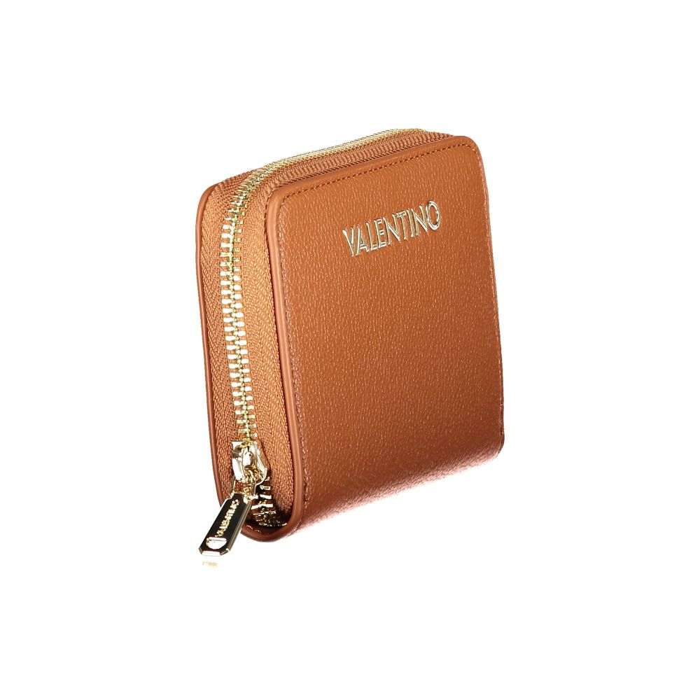 Valentino Brown Polyethylene Wallet