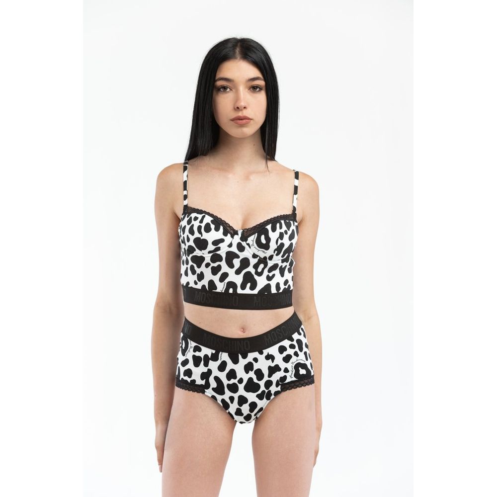 Moschino Black Modal Tank Tops