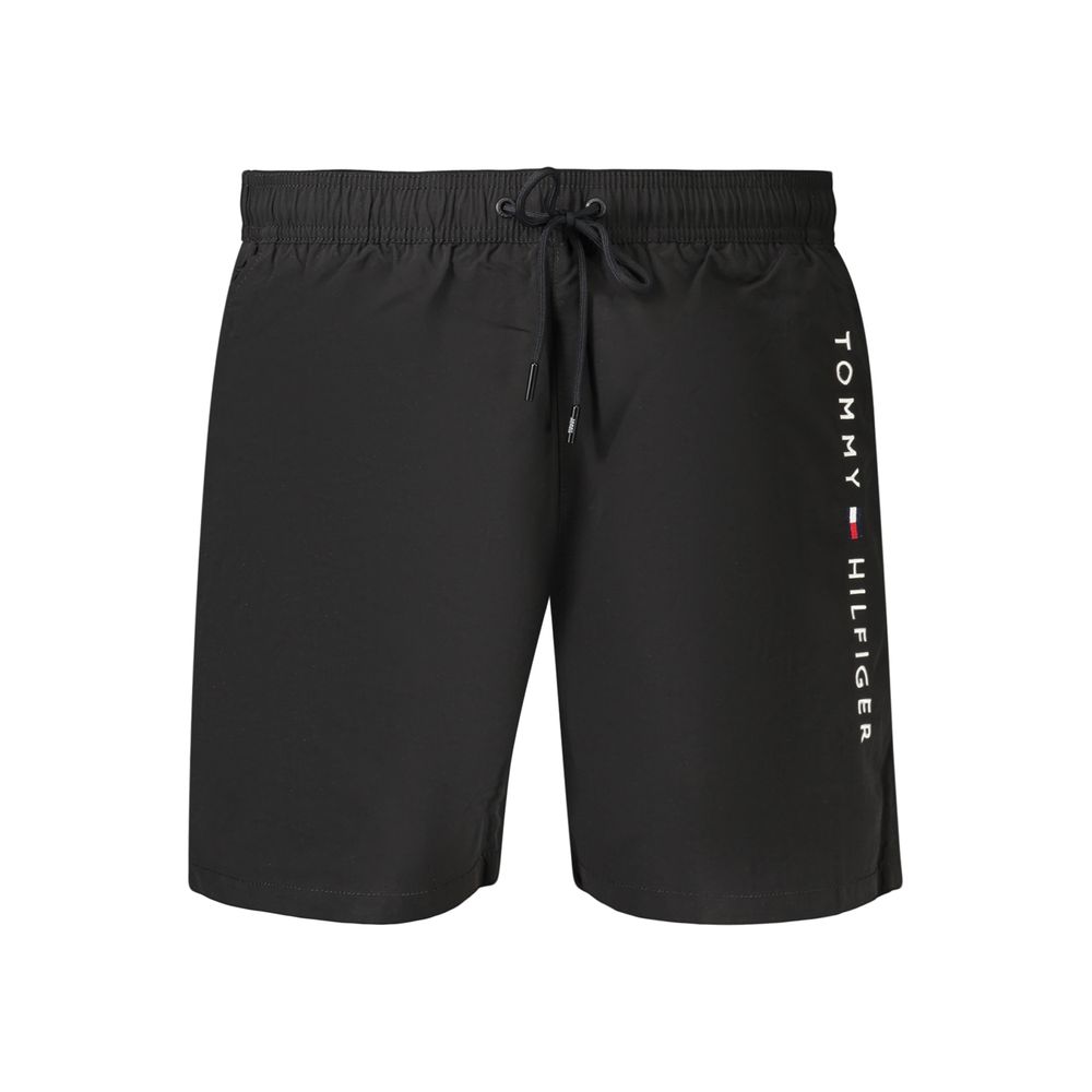 Tommy Hilfiger Black Polyester Men's Swimwear