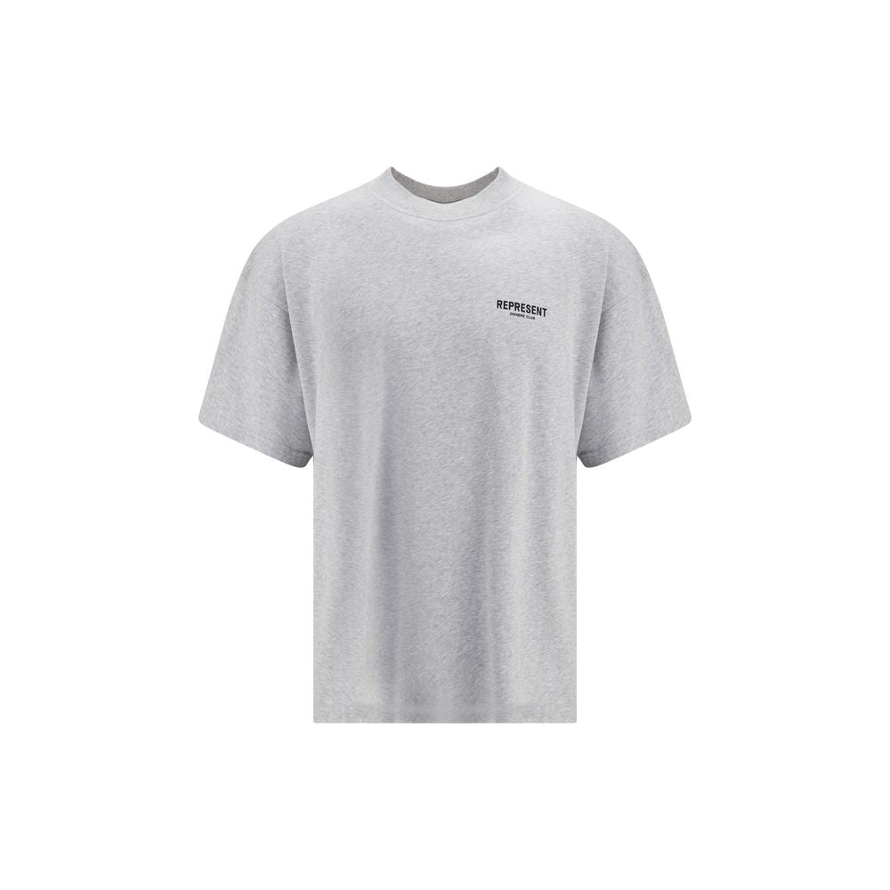 Represent Gray Cotton T-Shirt