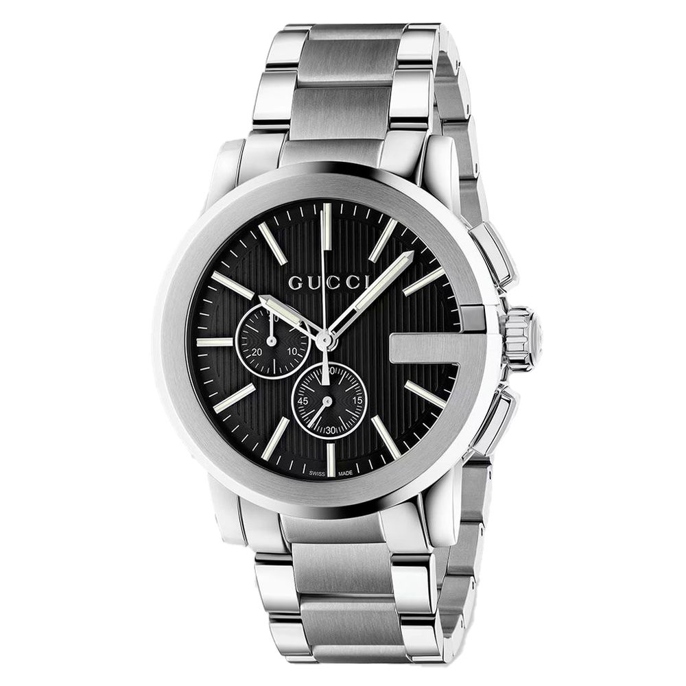 Gucci Gray Stainless Steel Dress Watch