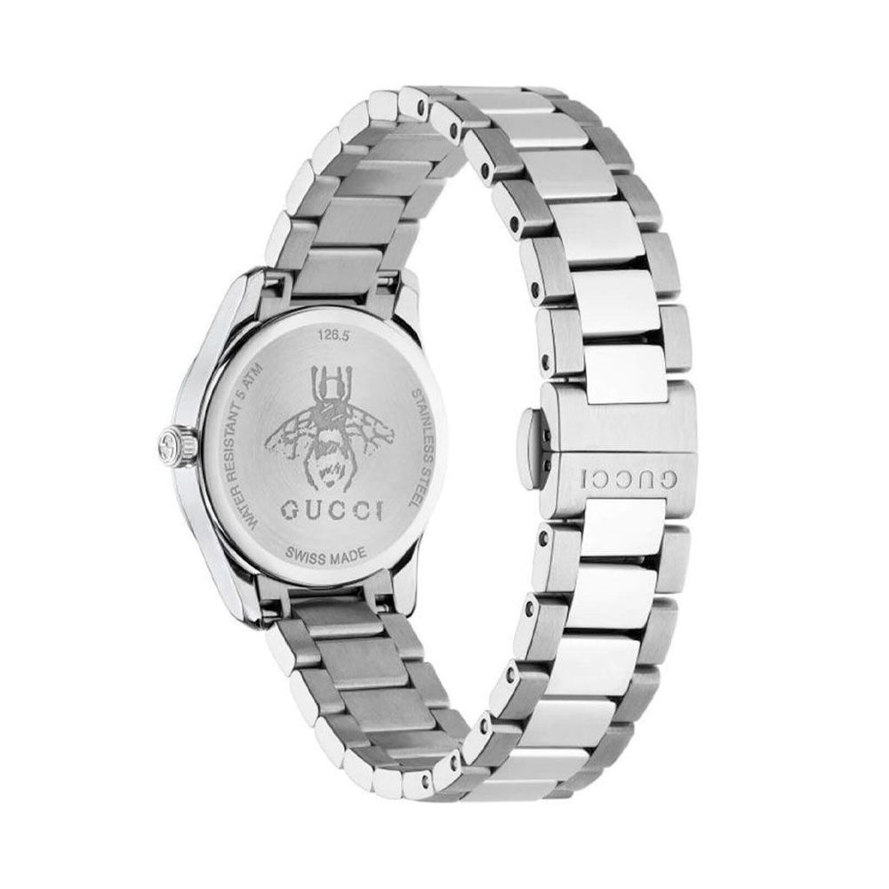 Gucci Gray Stainless Steel Dress Watch