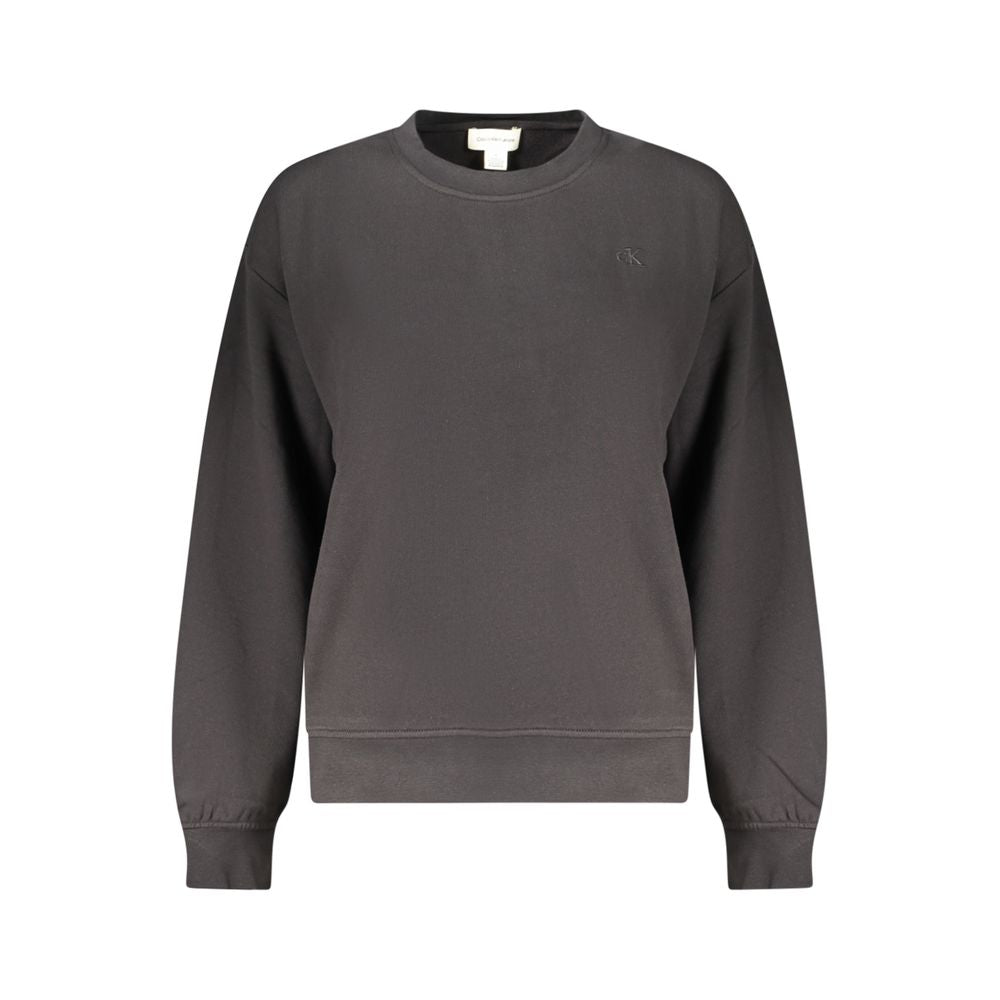 Calvin Klein Black Cotton Womens Sweatshirt