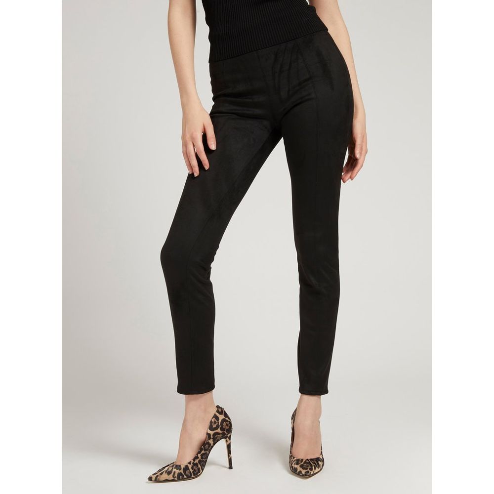 Guess Jeans Black Polyester Leggings