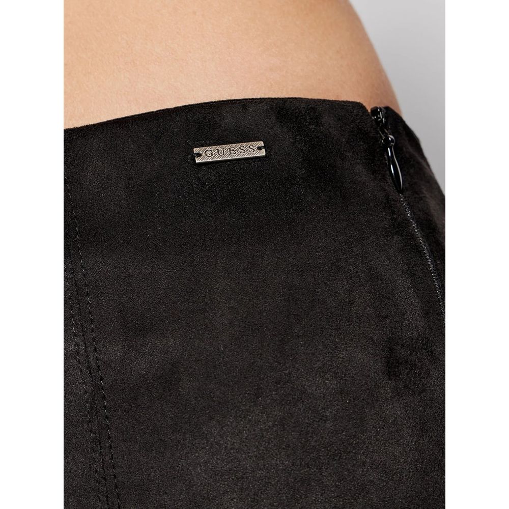 Guess Jeans Black Polyester Leggings