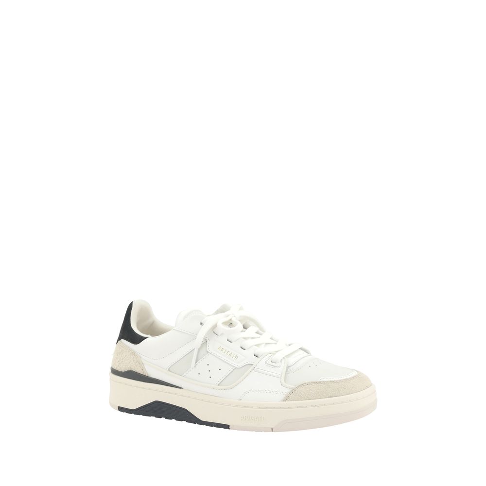 Axel Arigato White Calf Leather Bos Taurus Low Top Sneakers