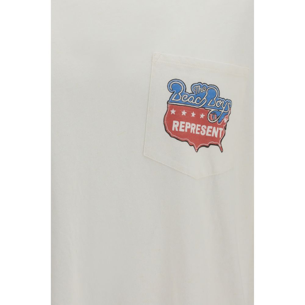 Represent White Cotton T-Shirt