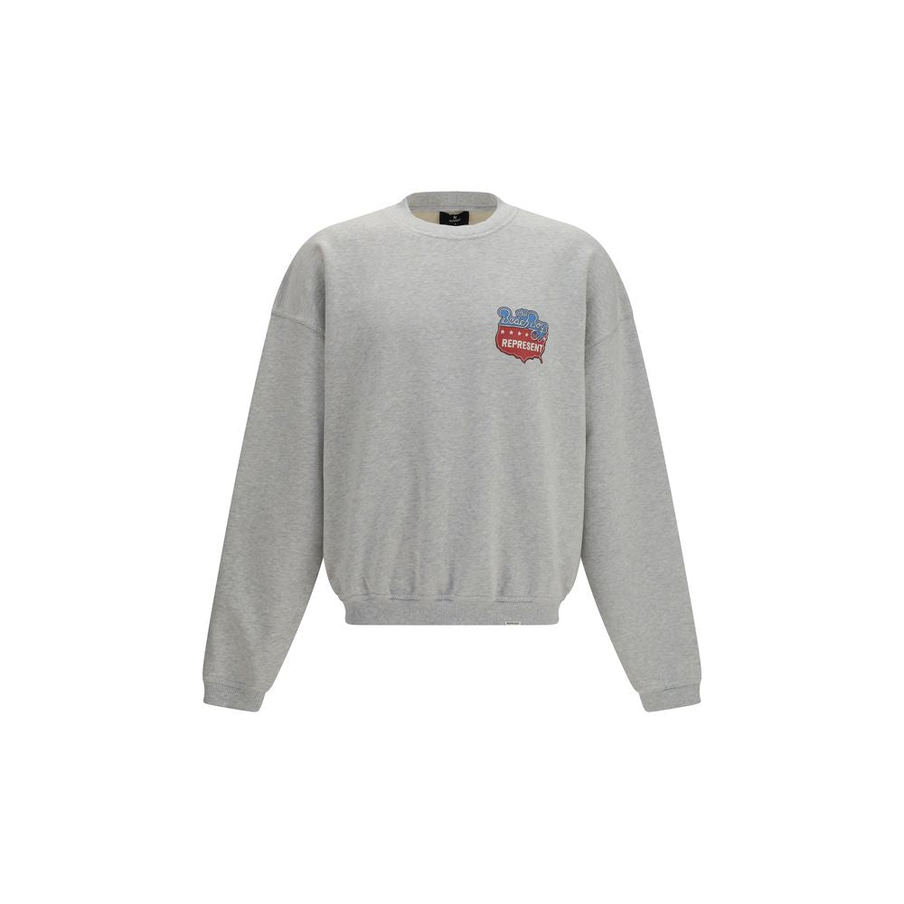 Represent Gray Cotton Sweatshirt