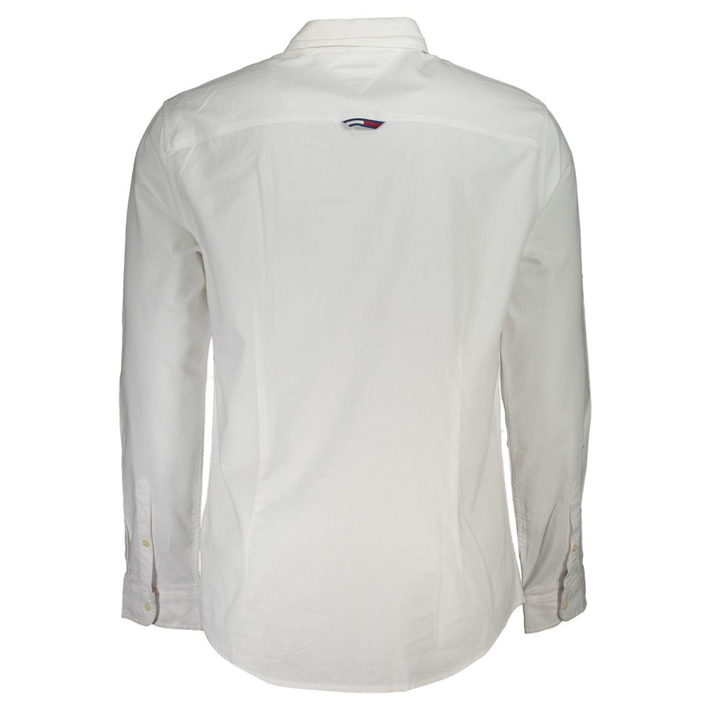 Tommy Hilfiger Bianco Cotton Men's Shirt