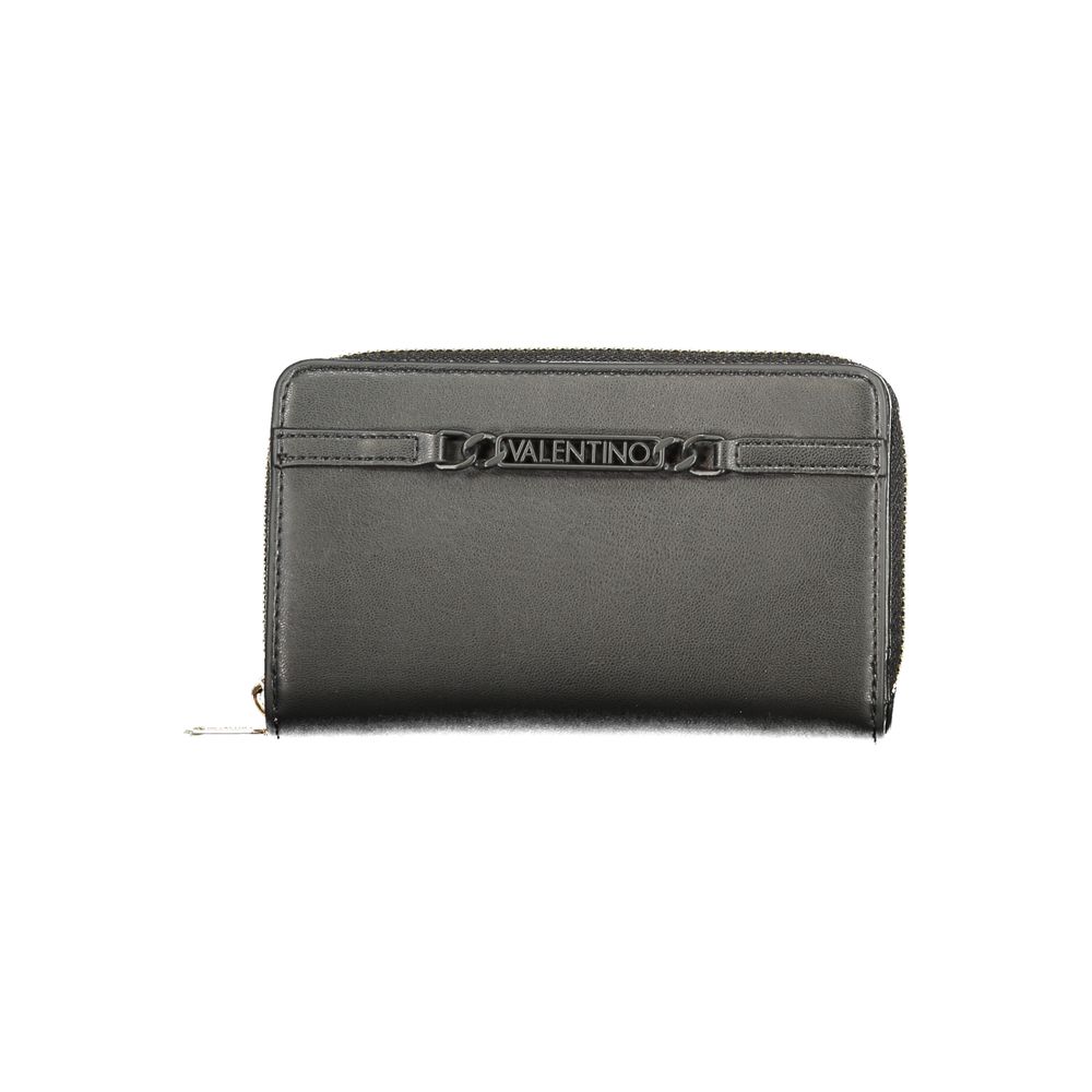 Valentino Black Polyurethane Women's Wallet