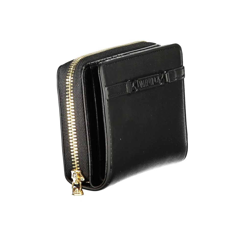 Valentino Black Polyurethane Women's Wallet
