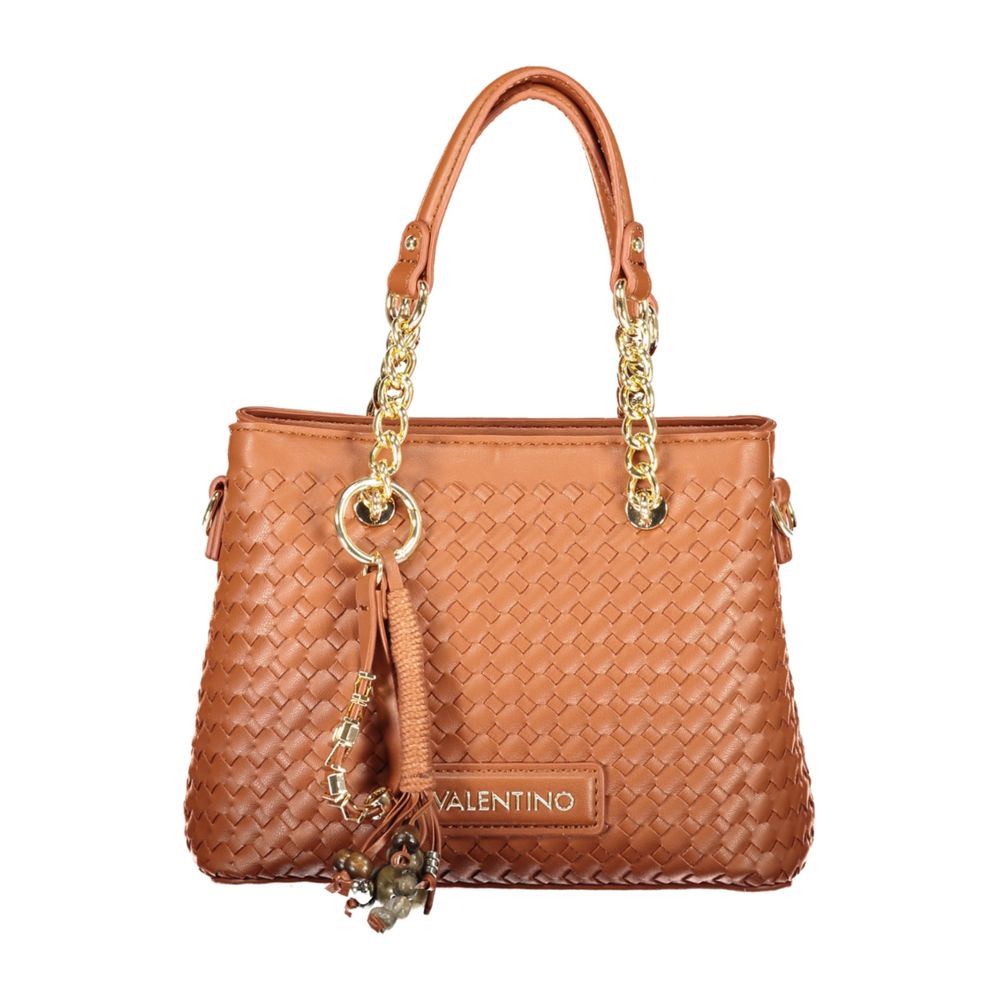 Valentino Brown Polyurethane Women Bag